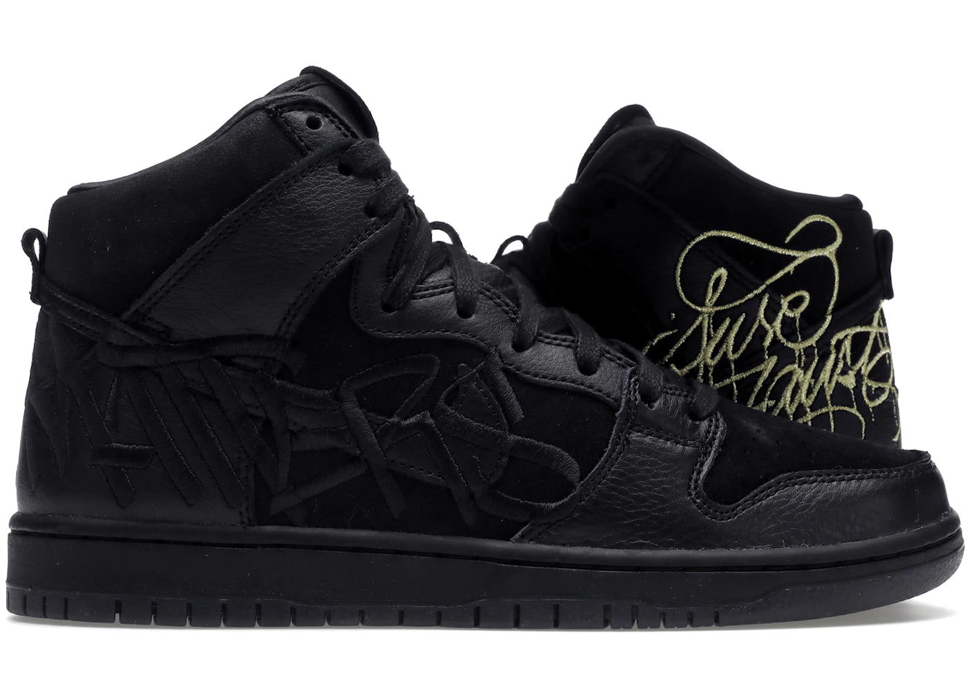 Nike SB Dunk High FAUST Black Gold (Special Box)