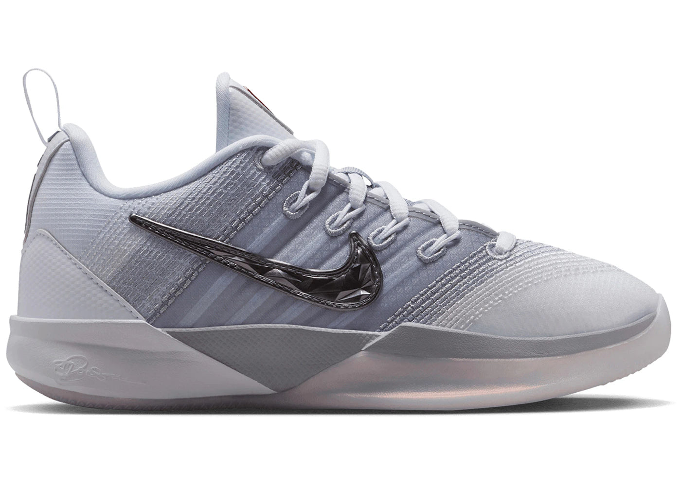 Nike Sabrina 3 White Metallic Dark Grey (GS)
