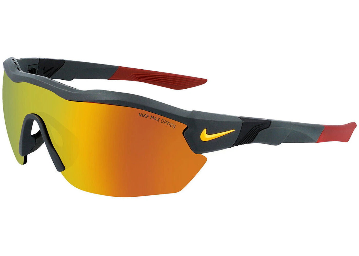 Nike Show X3 Elite Sunglasses Matte Seguoia/Brown Orange (DJ2027-355-61)