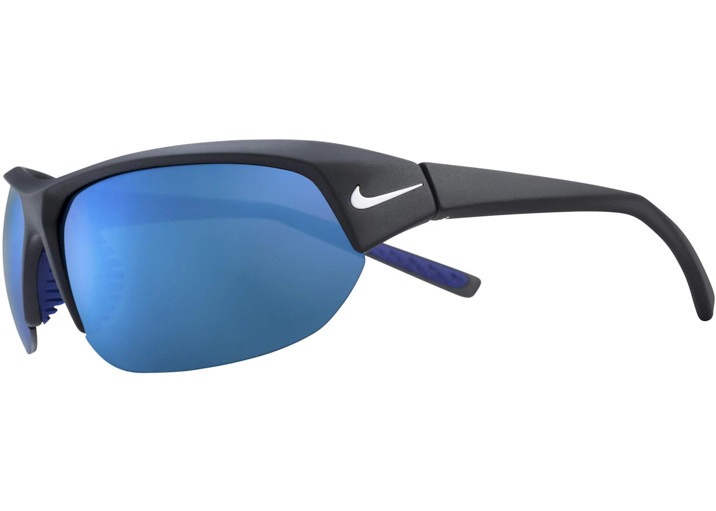 Nike Skylon Ace Sunglasses Matte Black Grey Blue Mirror/Blue (EV1125-014-6910)