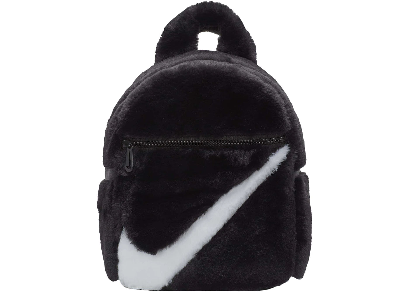 Nike Sportswear Futura 365 Faux Fur Mini Backpack (6L) Black/Black/White