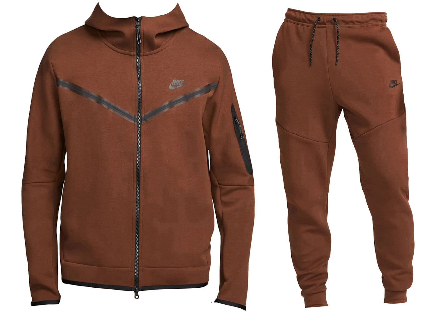 Nike Sportswear Tech Fleece Hoodie & Joggers Set Cacao Wow/Black