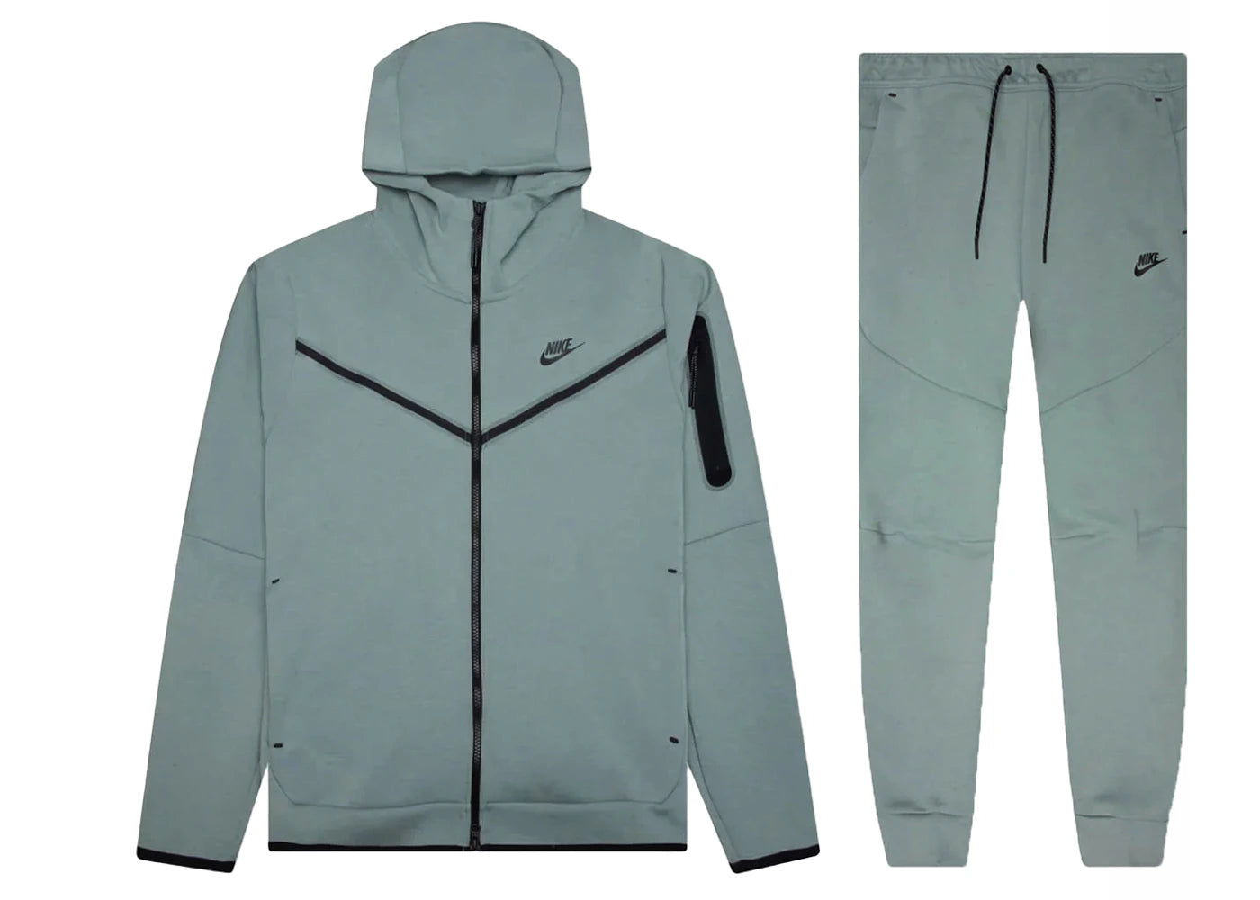 Nike Sportswear Tech Fleece Hoodie & Joggers Set Mica Green/Black