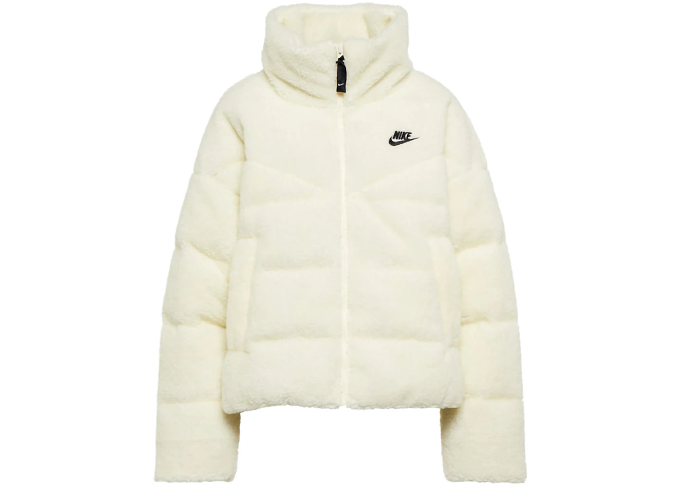 Nike Sportswear Women's Therma-Fit City Series Down-Fill Puffer Sherpa Jacket Fossil/Black