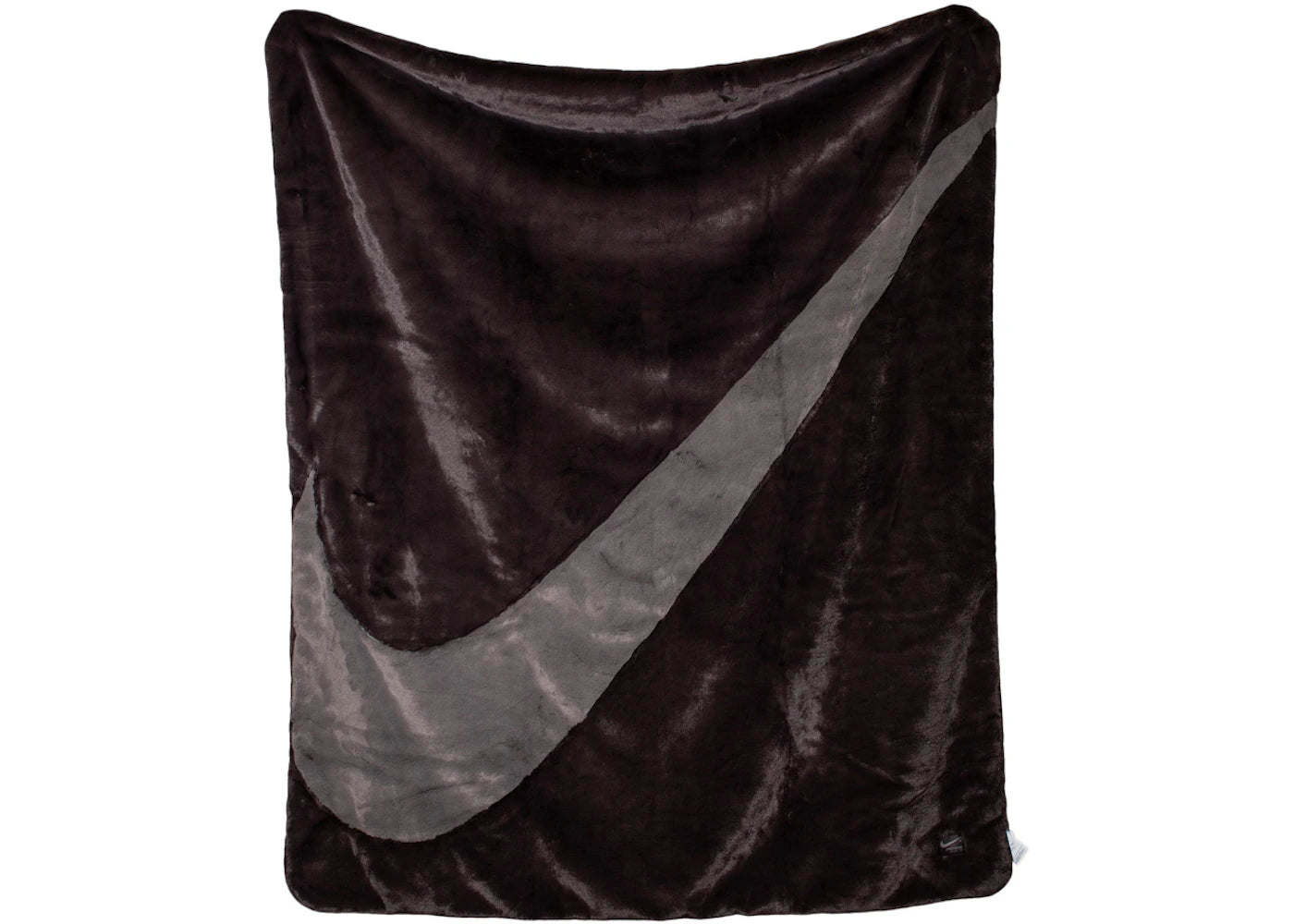 Nike Swoosh Faux Fur Blanket Velvet Brown/Cave Stone/Cave Stone