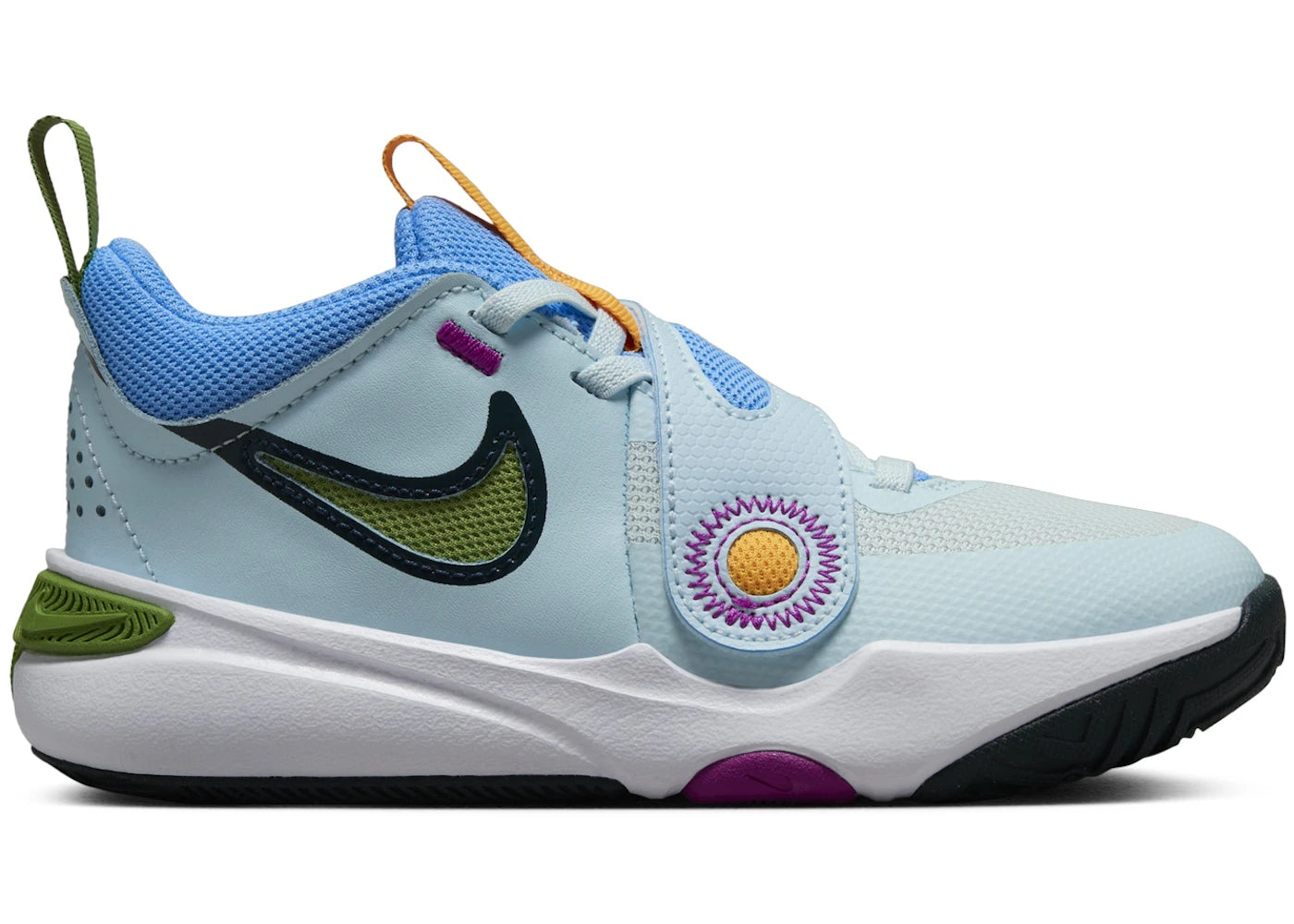 Nike Team Hustle D 11 Glacier Blue University Blue Hyper Violet Chlorophyll (PS)