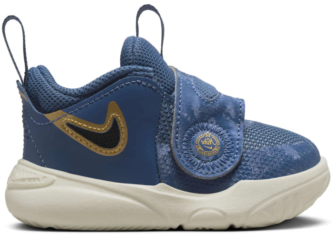 Nike Team Hustle D 11 Mystic Navy Pale Ivory Metallic Gold Black (TD)