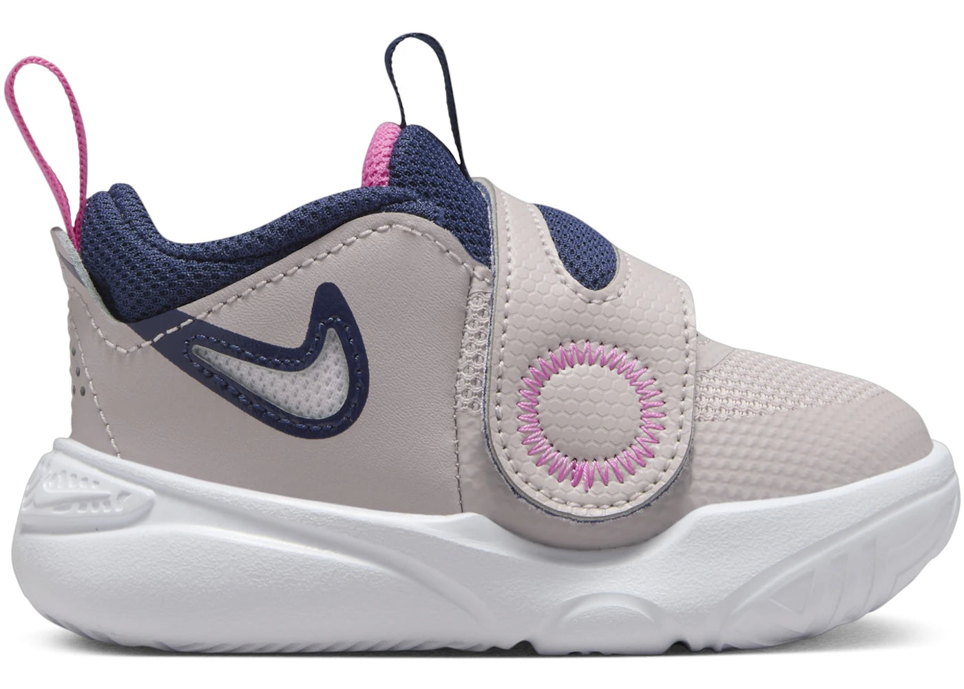 Nike Team Hustle D 11 Platinum Violet Playful Pink Midnight Navy White (TD)