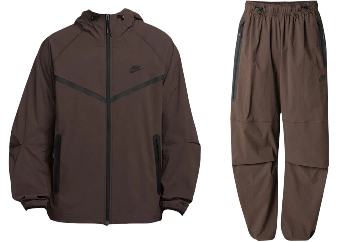 Nike Tech Woven Jacket & Pant Set Baroque Brown