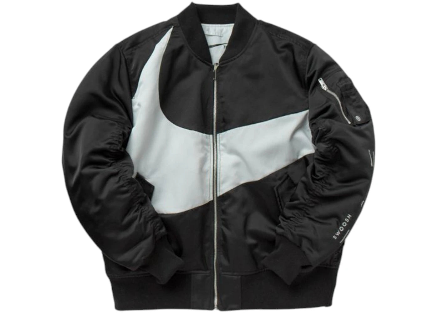 Nike Therma-Fit Synthetic Fill Reversible Bomber Jacket Black/White