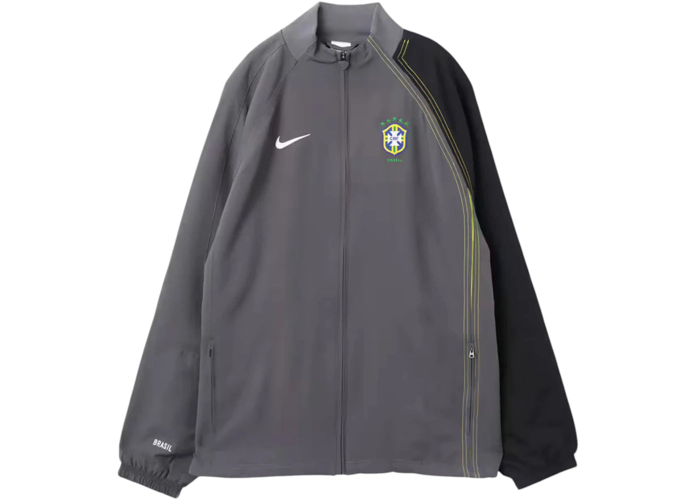Nike Total 90 Brazil Reissue Replica Soccer Track Jacket Dark Grey/Black