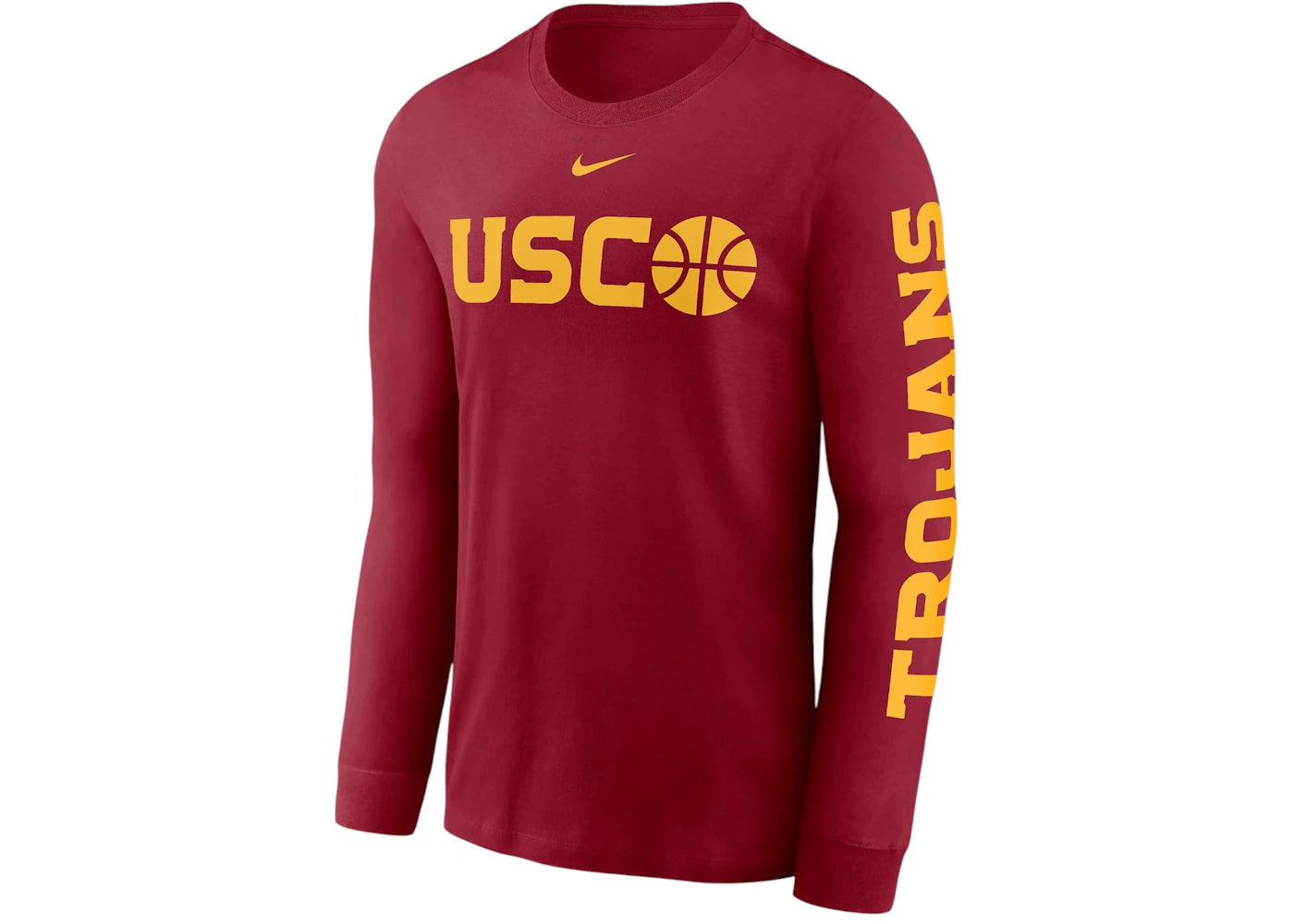 Nike USC Trojans Basketball Icon College Long-Sleeve T-Shirt Team Crimson