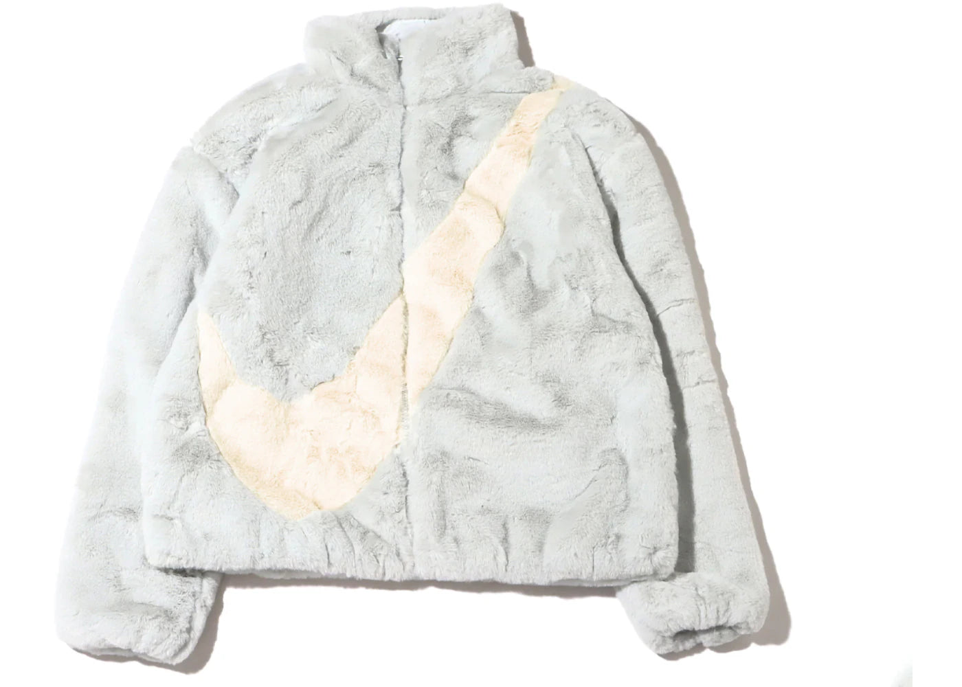 Nike Womens Oversized Swoosh Logo Jacket (Asia Sizing) Photon Dust