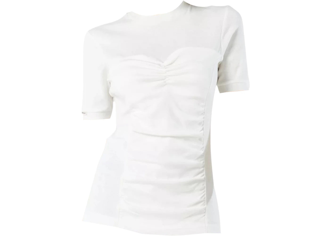 Nike Women's Scrunched Front Sports T-Shirt White