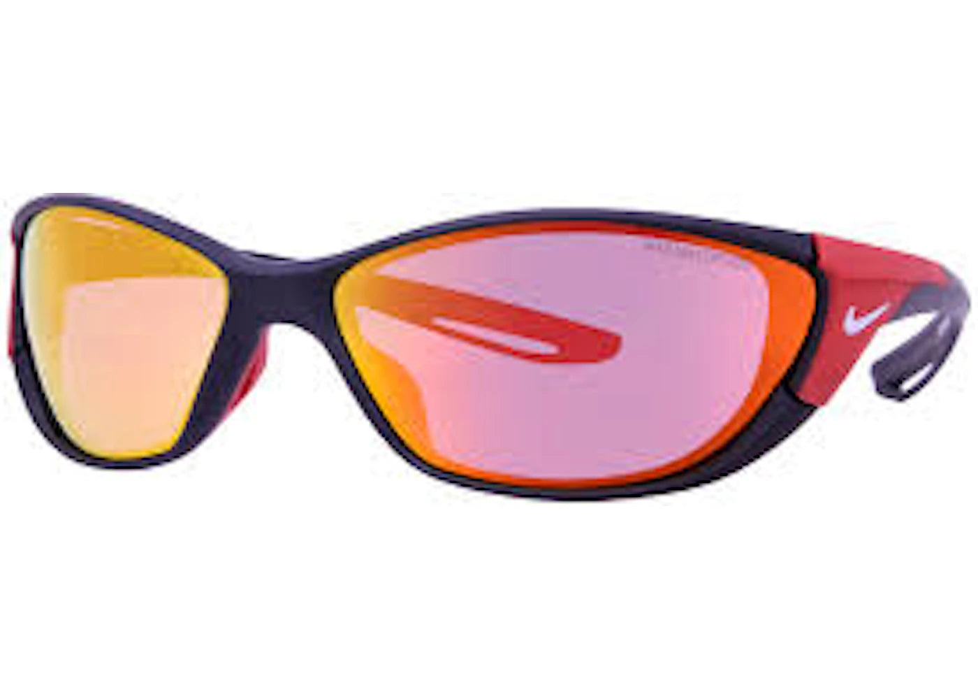 Nike Zone Sunglasses Matte Black/Red Mirrored (DZ7358-011)