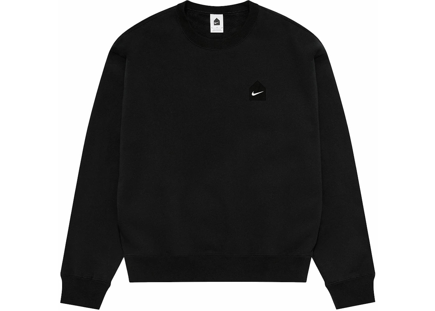 Nike x DSM Fleece Crewneck Sweatshirt Black