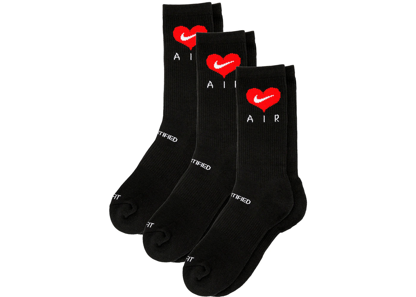 Nike x Drake Certified Lover Boy Socks (3 Pack) Black