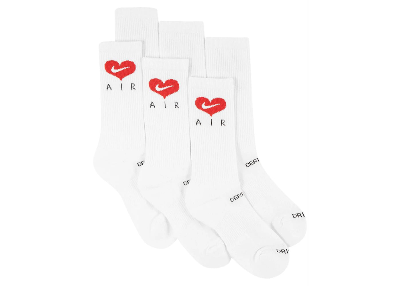 Nike x Drake Certified Lover Boy Socks (3 Pack) White