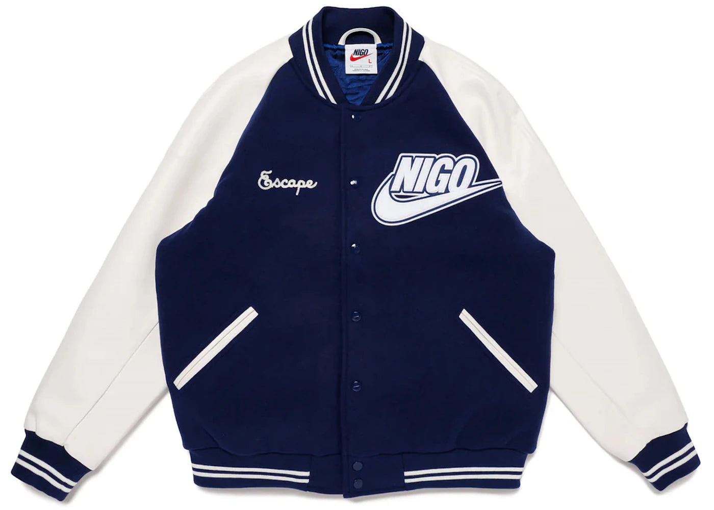 Nike x Nigo NRG Varsity Jacket Navy