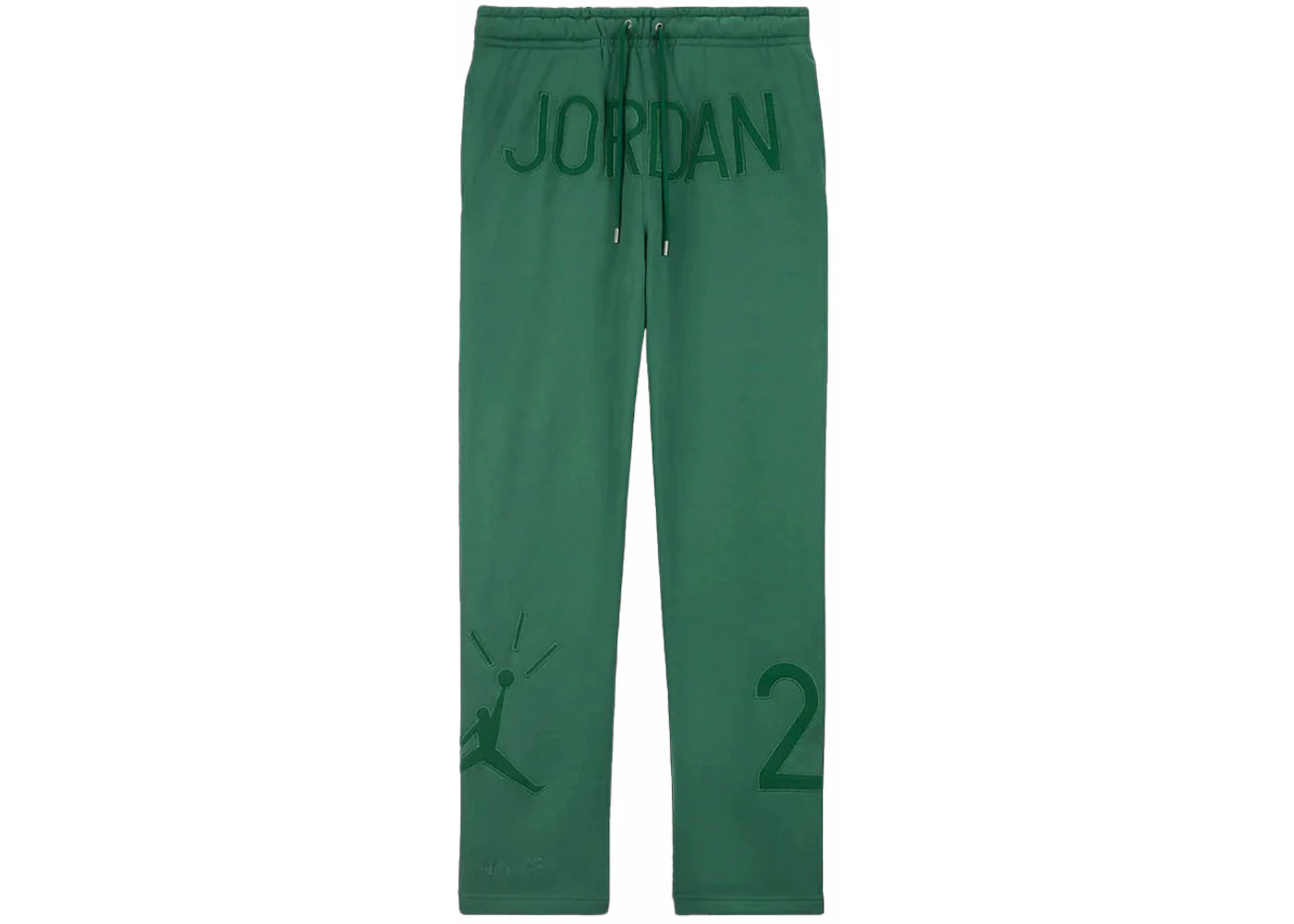 Jordan x Nina Chanel Abney Fleece Pants Green Stone