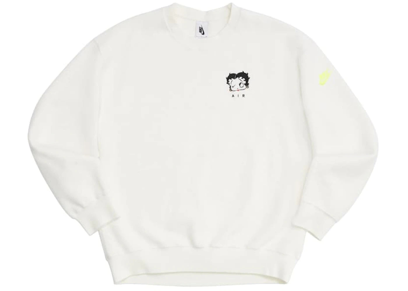 Nike x Olivia Kim Betty Boop Fleece Crewneck Sweatshirt Sail