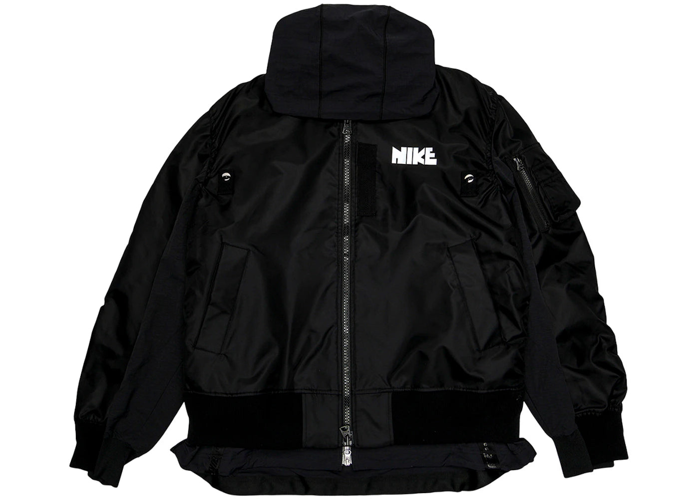 Nike x Sacai Layered Bomber Jacket Black