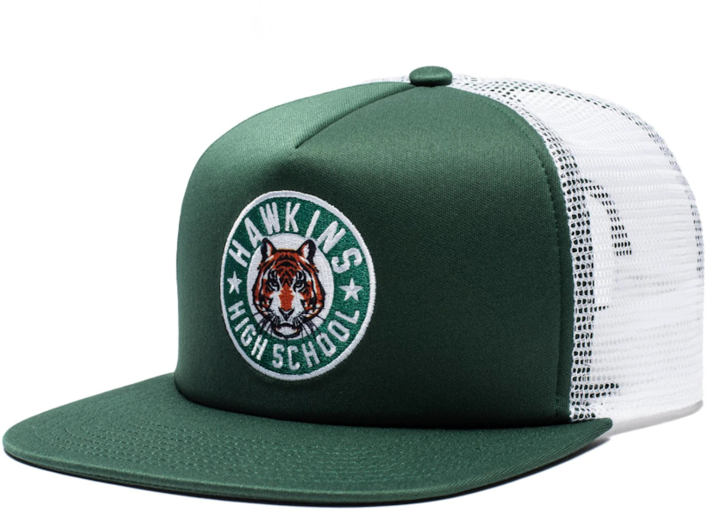Nike x Stranger Things Hawkins High Trucker Hat Green