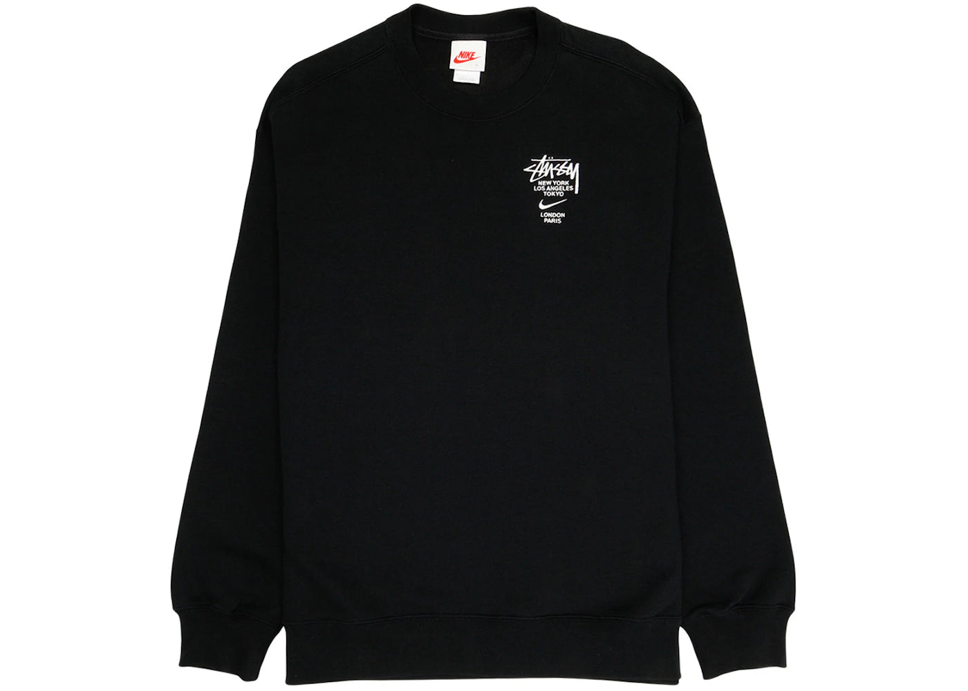 Nike x Stussy International Crewneck Sweatshirt Black