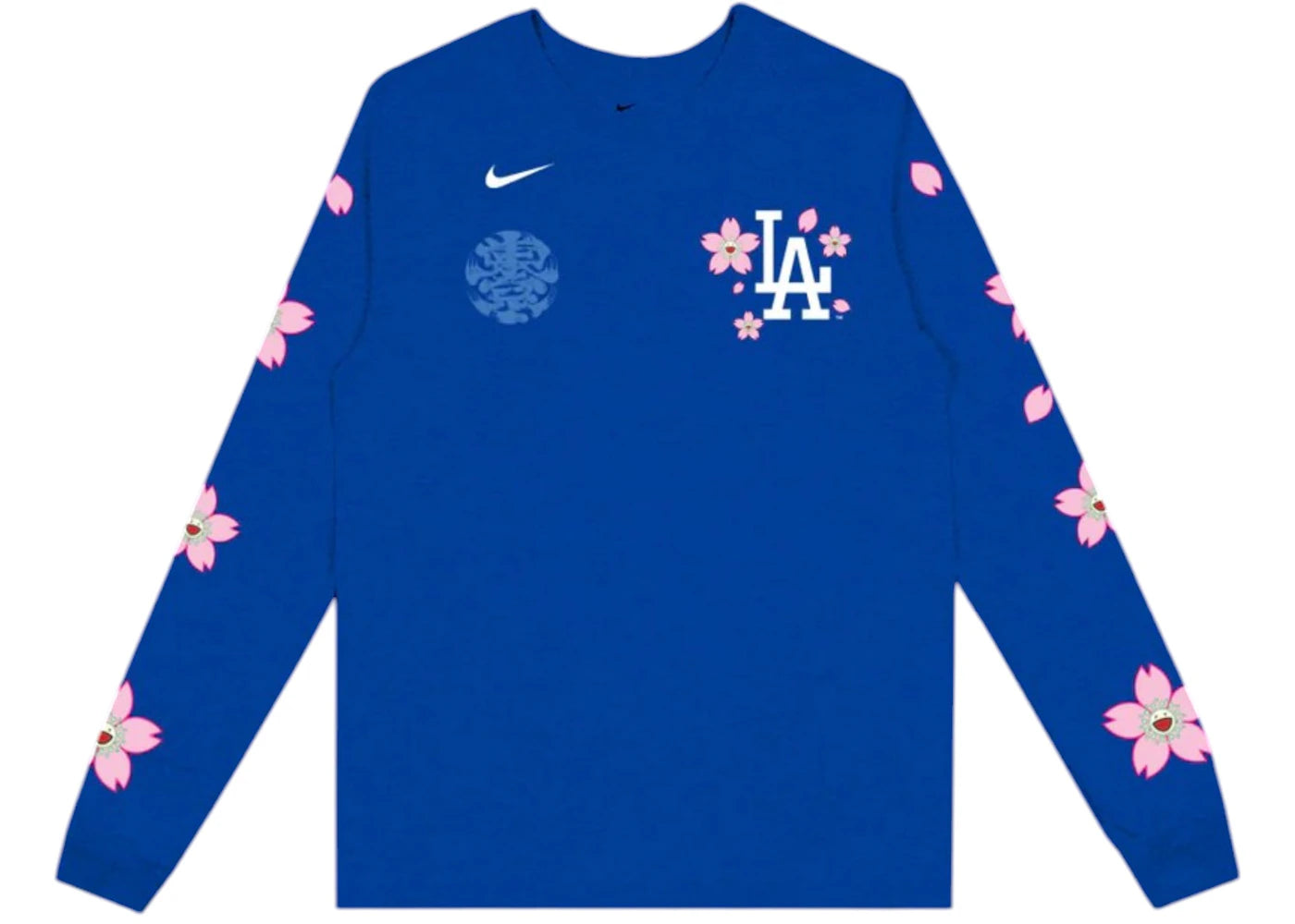 Nike x Takashi Murakami x MLB World Tour Tokyo Series 2025 Dodgers L/S Tee Blue