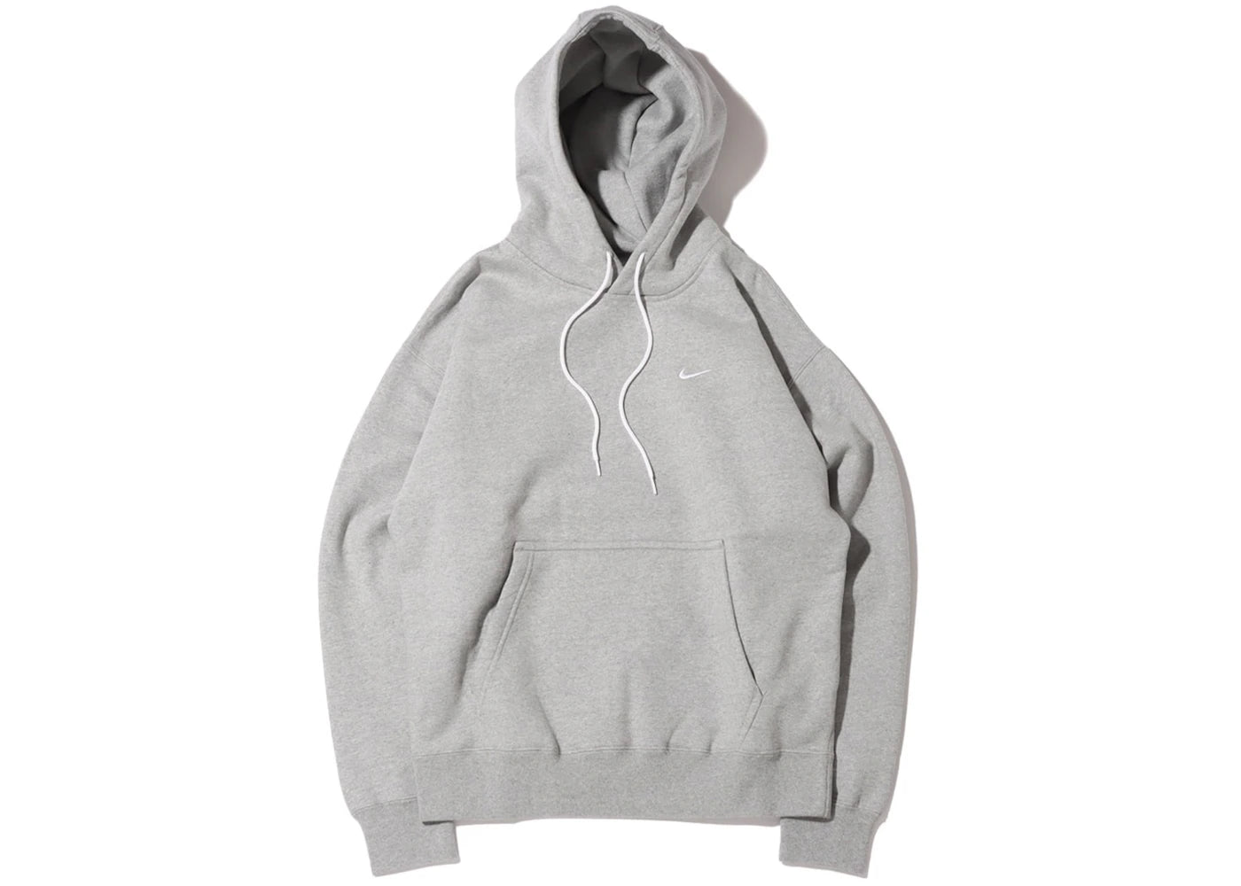 Nike Lab Solo Swoosh Fleece Hoodie (Asia Sizing) Dark Grey Heather