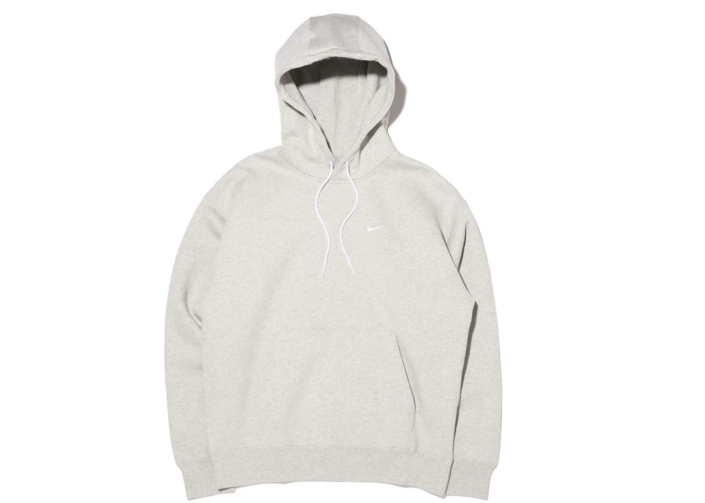 Nike Lab Solo Swoosh Fleece Hoodie (Asia Sizing) Grey Heather