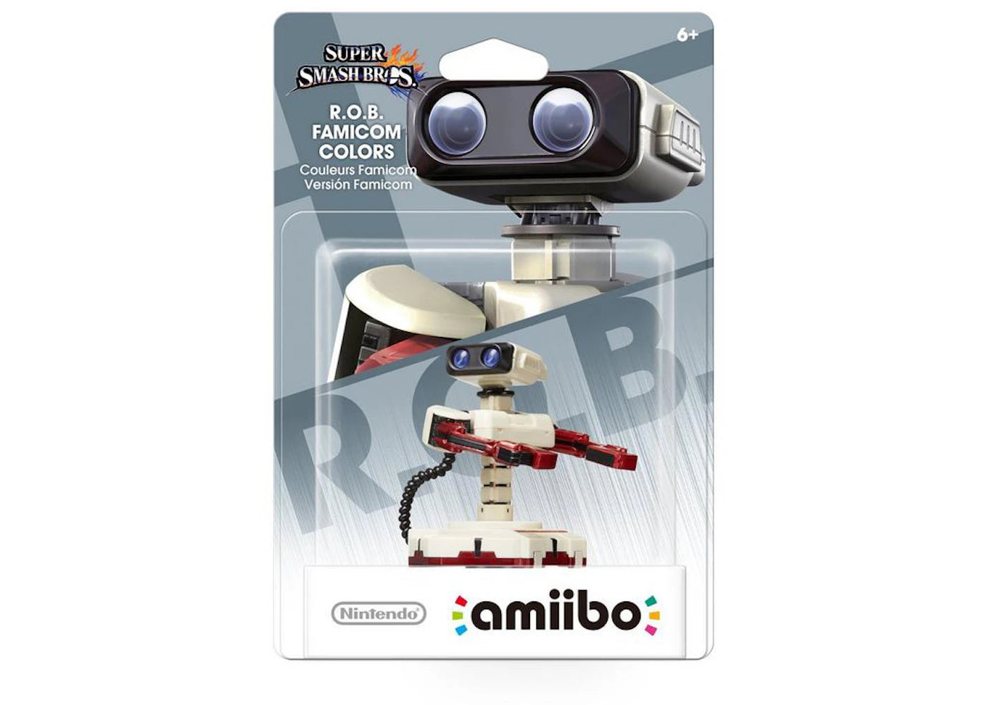 Nintendo Super Smash Bros. R.O.B Famicom Colors amiibo