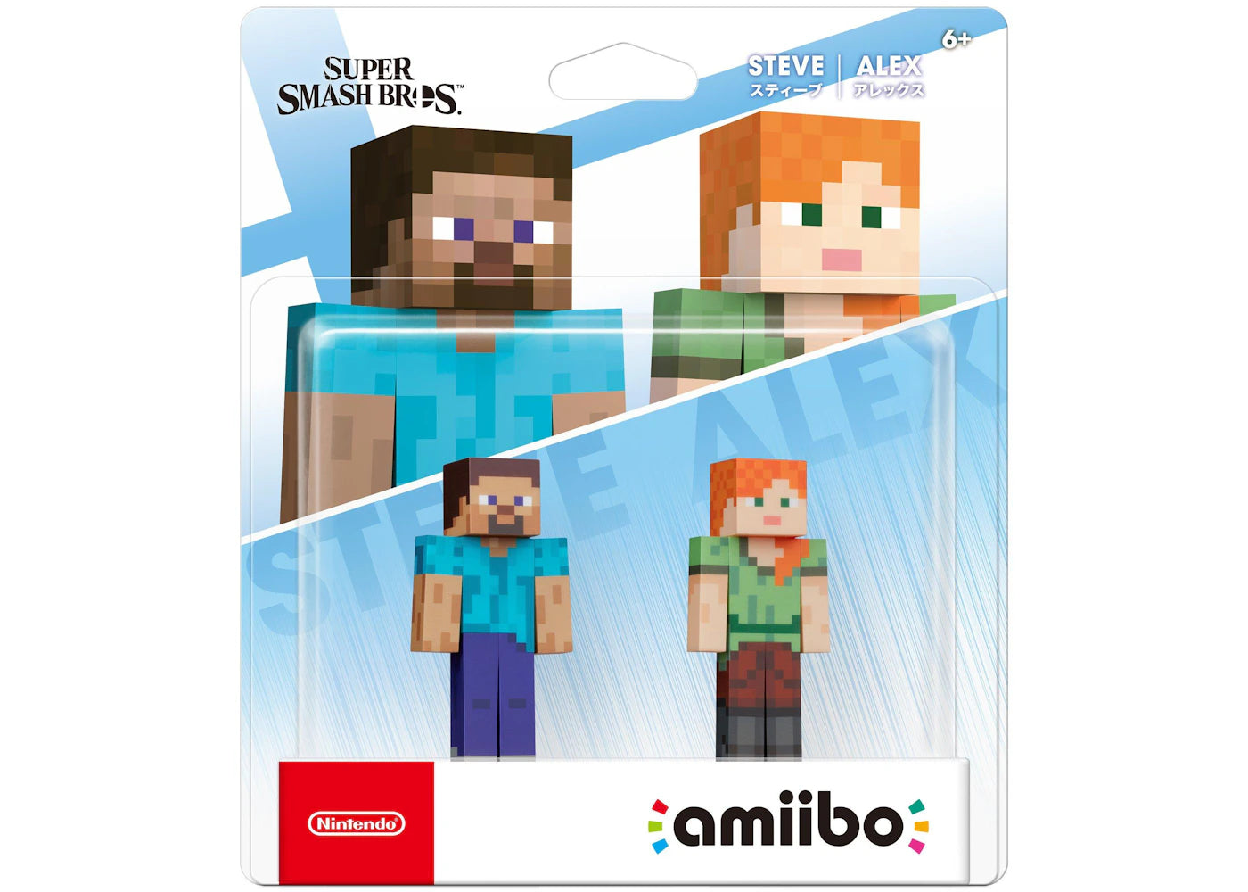 Nintendo Super Smash Bros Steve / Alex amiibo
