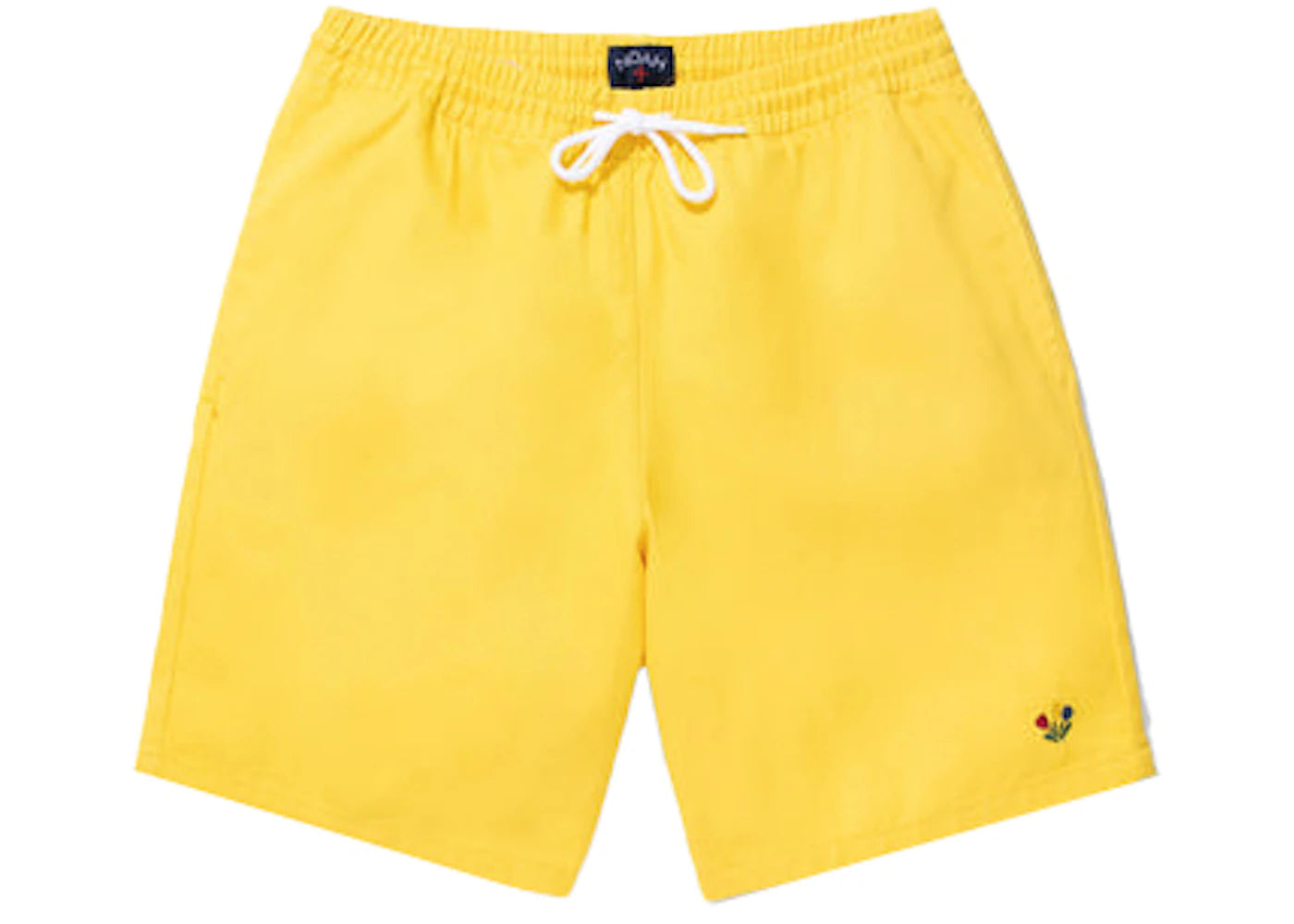Noah Cotton Twill Shorts Yellow