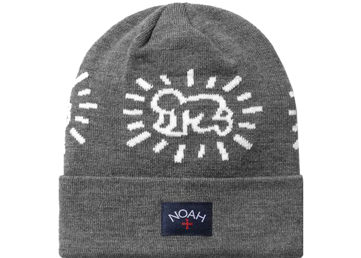 Noah Keith Haring Beanie Heather Grey