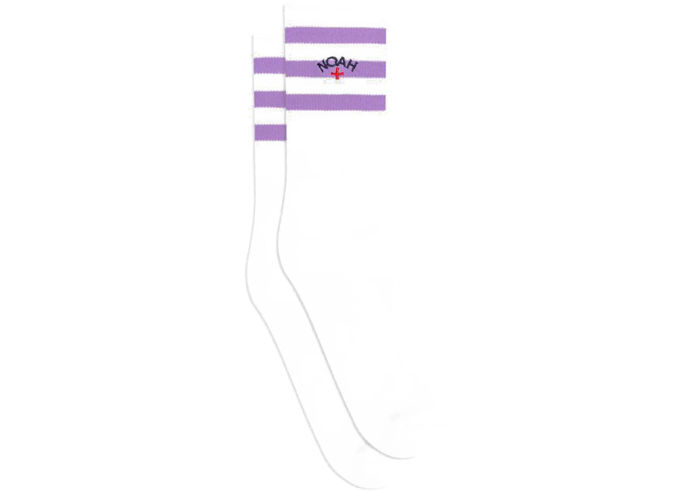 Noah Three-Stripe Socks Lilac