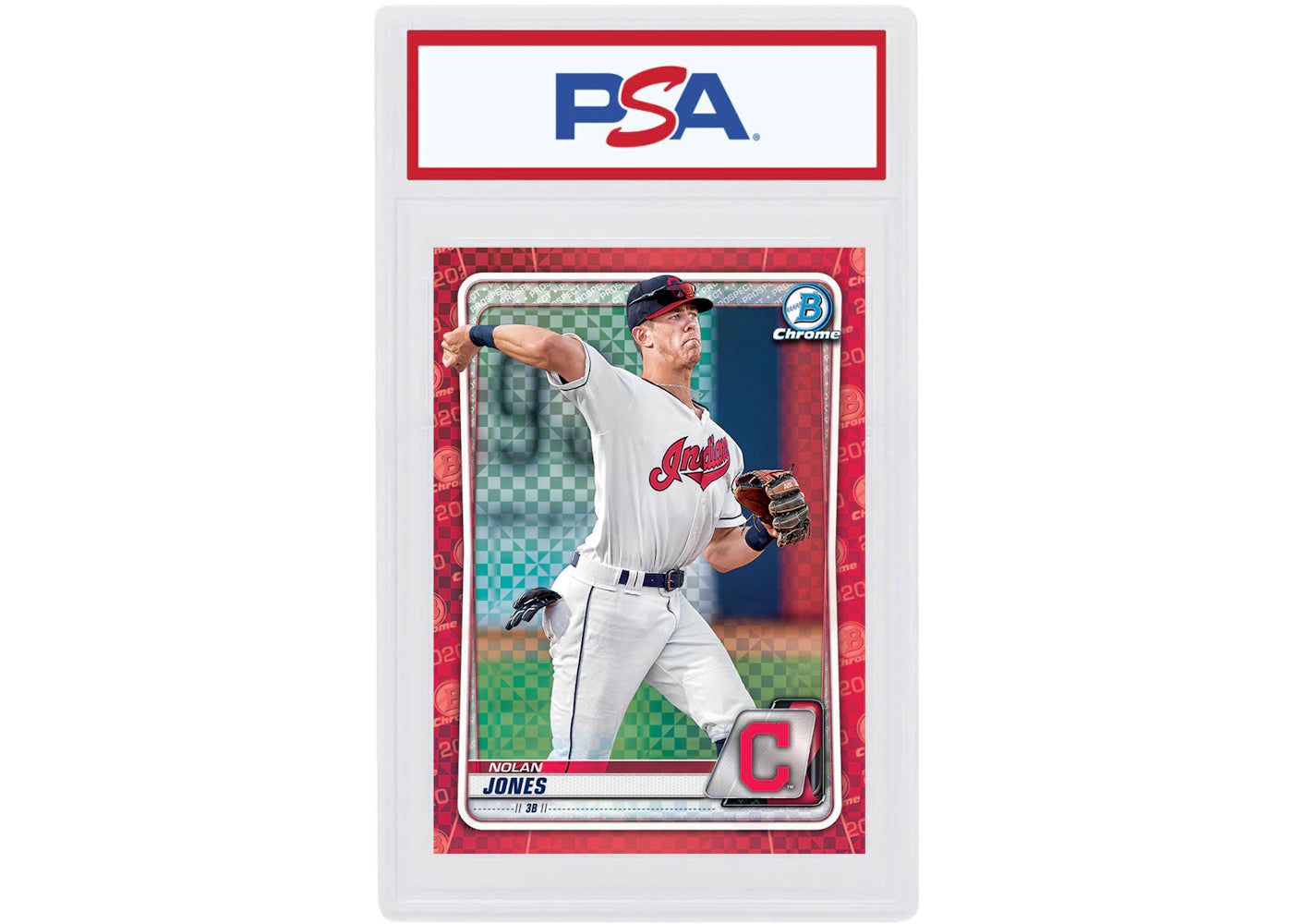 Nolan Jones 2020 Bowman Chrome X Red X-Fractor 1/1 #BCP-157 (PSA or BGS Graded)