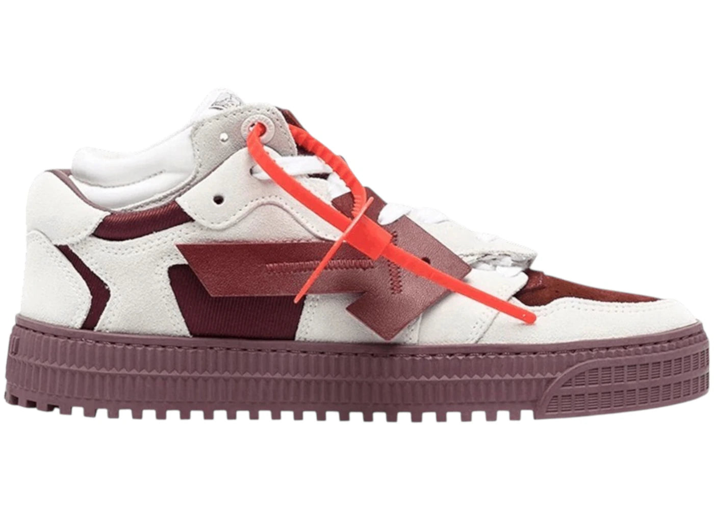 OFF-WHITE 3.0 Floating Arrow White Burgundy (Women's)