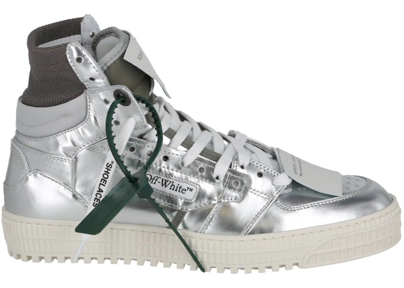 OFF-WHITE 3.0 Off Court Metallic Sneaker Silver