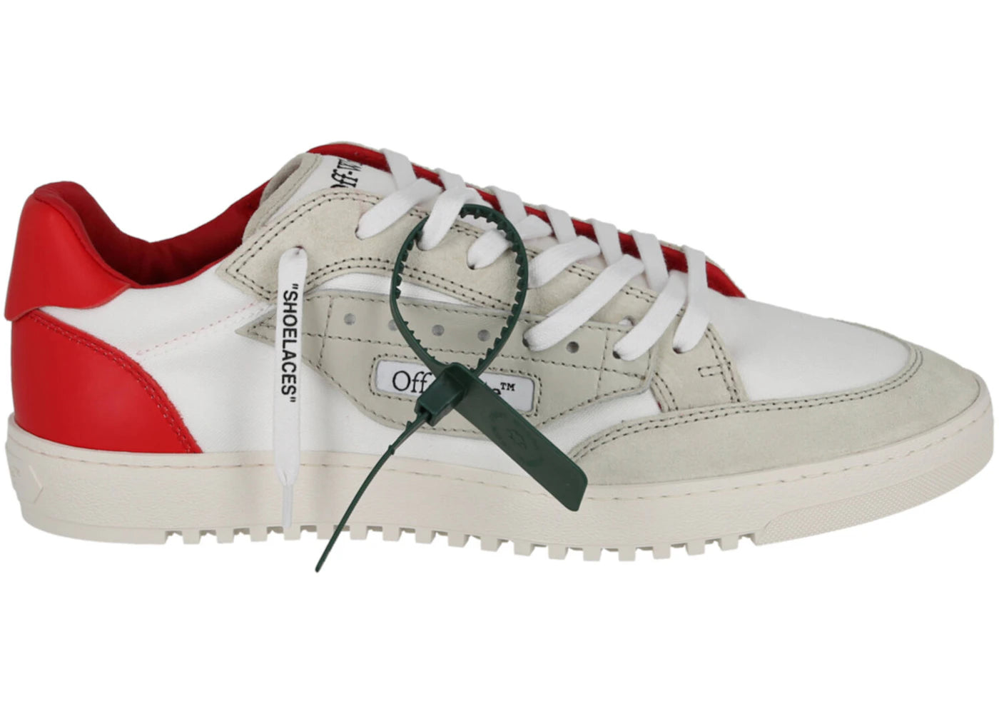 OFF-WHITE 5.0 Off Court Low-Top Sneaker White Red