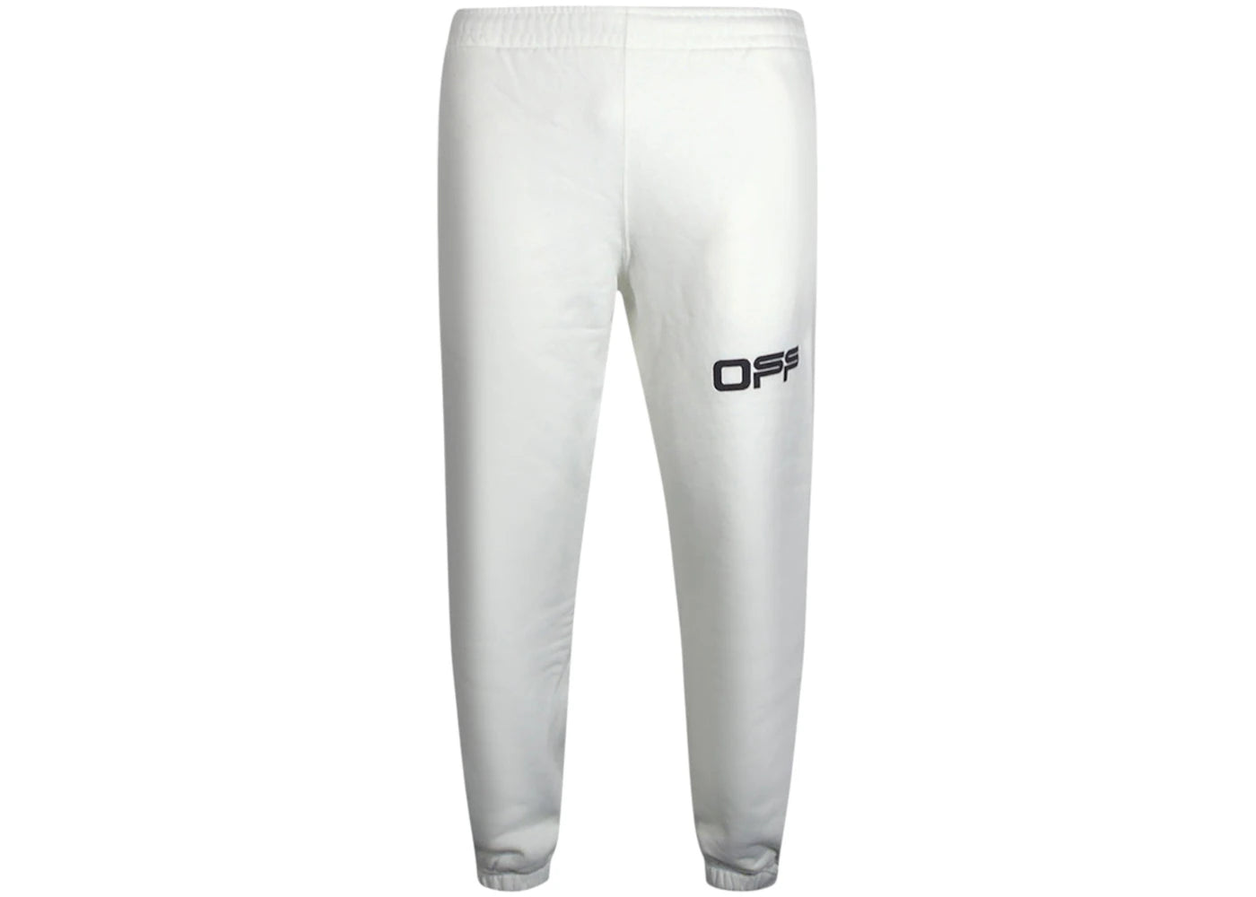 OFF-WHITE Airport Tape Shorten Sweatpants White
