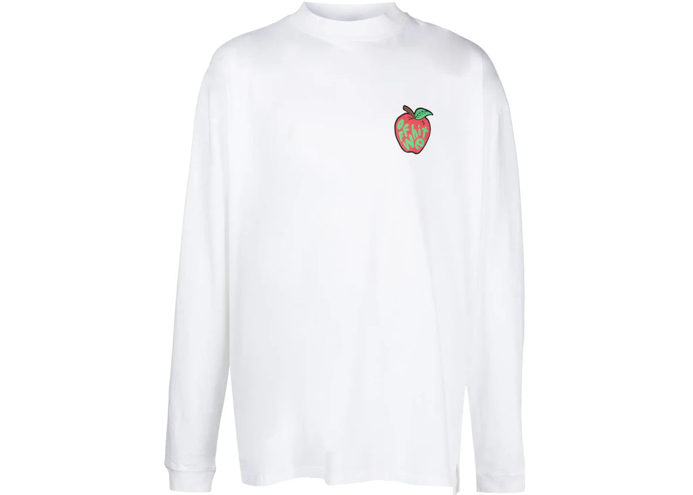 OFF-WHITE Apple Print L/S T-shirt White