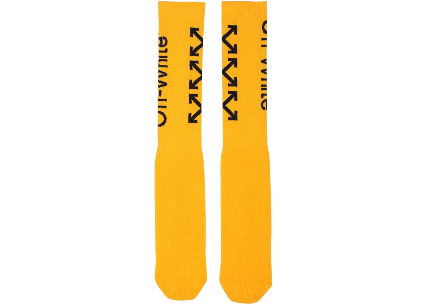 OFF-WHITE Arrow Socks Yellow/Black
