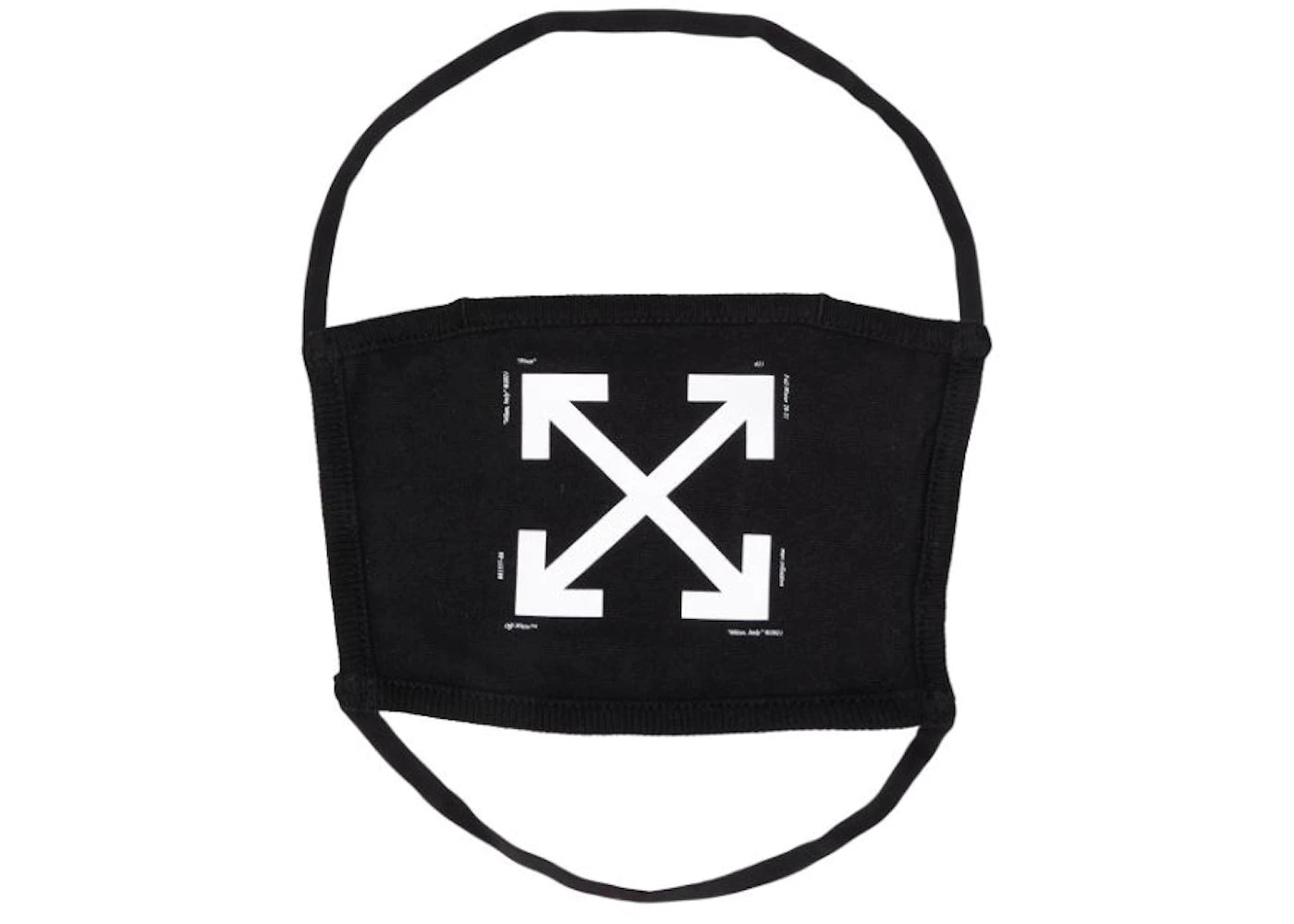OFF-WHITE Arrows Over The Head Face Mask Black/White