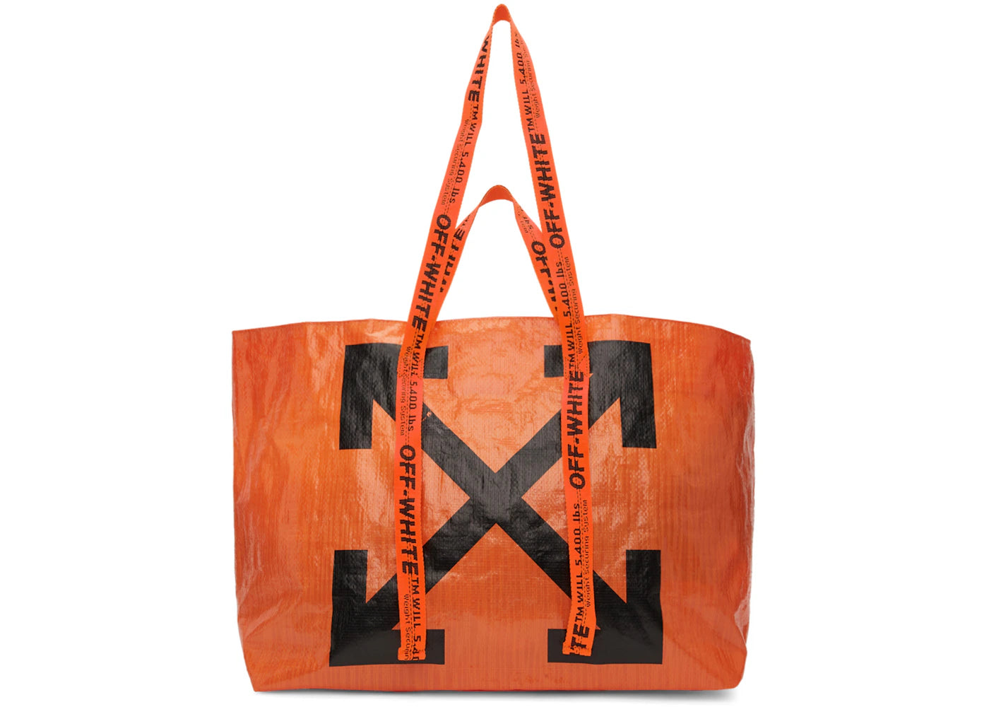 OFF-WHITE Arrows Tote Bag Orange Black
