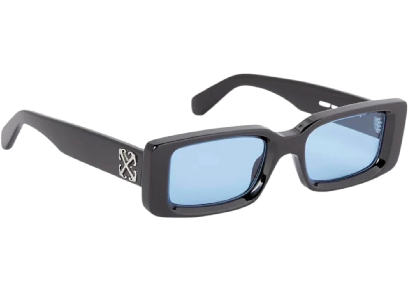 OFF-WHITE Arthur Sunglasses Black/Blue (OERI127C99PLA0011040)
