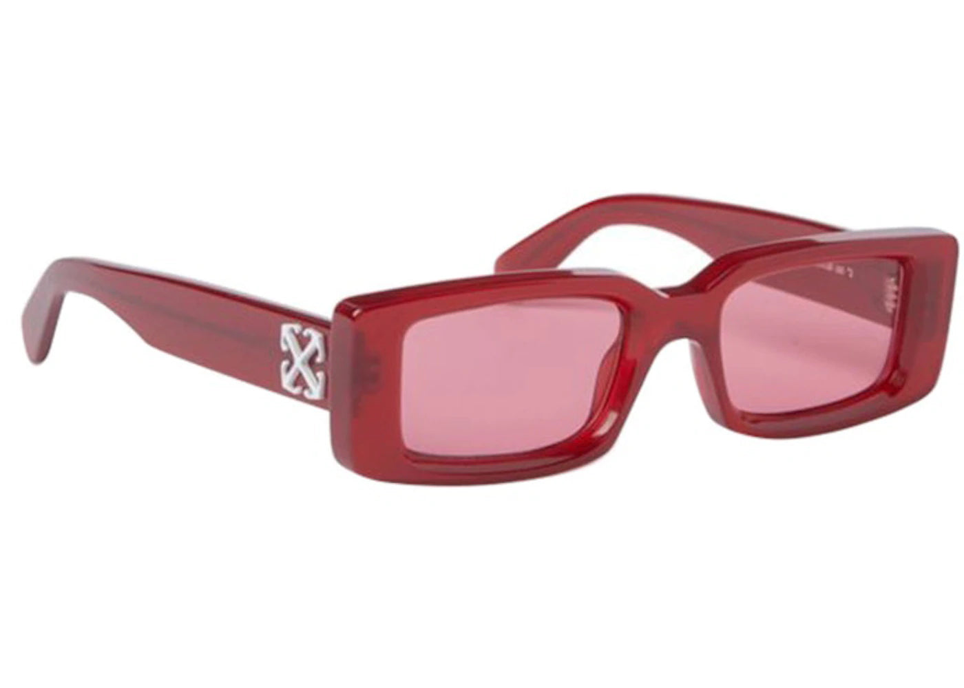 OFF-WHITE Arthur Sunglasses Red (OERI127S24PLA0012828)