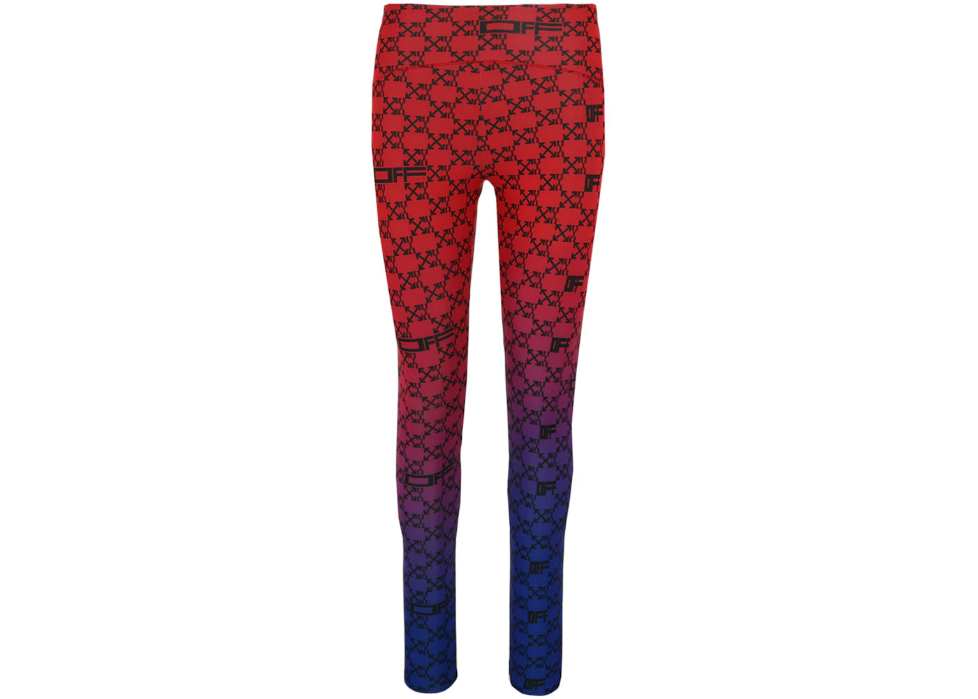OFF-WHITE Athletic Monogram Leggings Red