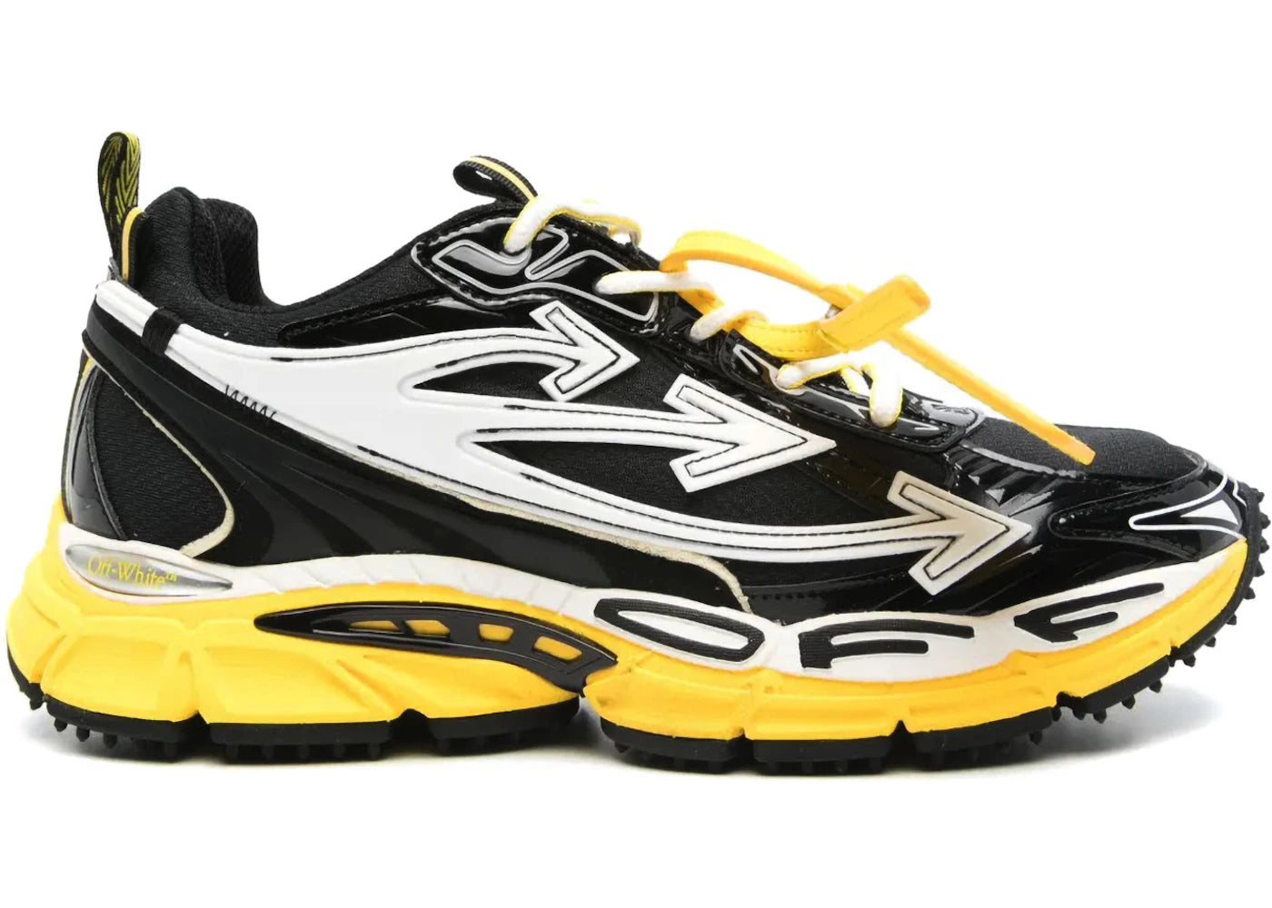 OFF-WHITE Be Right Back Black Yellow