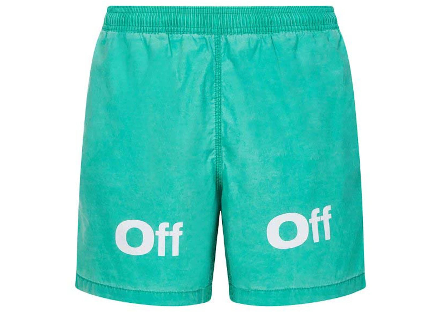 OFF-WHITE Bounce Off Sunset Swim Shorts Green
